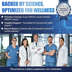 AREDS 2 + Formula Liquid Drops for Macular Health, 22-in-1 Eye Vitamin & Mineral Supplement w. Lutein and Zeaxanthin, Copper, Zinc, Vitamin C, E | Support Vision, Immune & Vitality | Vegan, Non-GMO