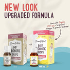Mama Natural Baby Probiotic Drops | Pediatrician-Approved Infant Probiotic Colic Drops – Infant Gas, Constipation, Fussiness & Immune Support Supplement – 10 Strains & 4 Billion CFU with MCT Oil