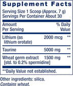 Life Extension Healthy Aging Powder, Healthy Aging Supplement, Heart Health, Brain Health, Exercise Performance, Taurine, Lithium, spermidine, Powder Blend, Non-GMO, Vegetarian, 30 Servings
