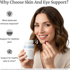 BIG BOLD HEALTH Skin & Eye Support - Omega-3 Complex with Alaskan Salmon Oil, DHA, Astaxanthin & Lutein for Healthy Eyes & Skin - 60 Softgels