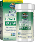 Garden of Life Probiotics for Women and Men - Raw Probiotics Colon Care 50 Billion CFU and Enzymes, Shelf Stable Once Daily Acidophilus Probiotic for Regularity and Immune Health Support, 30 Capsules