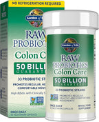 Garden of Life Probiotics for Women and Men - Raw Probiotics Colon Care 50 Billion CFU and Enzymes, Shelf Stable Once Daily Acidophilus Probiotic for Regularity and Immune Health Support, 30 Capsules