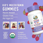MARYRUTH'S Kids Vitamins | Multi | 1 Month Supply | Multivitamin Gummies for Ages 4+ | Multivitamin for Kids | Vegan | Only 2 Gummies a Day | 60 Count