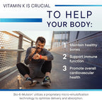 Biotics Research Bio K Mulsion™ Liquid Vitamin K Drops – 500 mcg/S + BioDoph-Fem™ Women’s Probiotic – Vaginal & Gut Health with Astarte & CLEPIUS, Shelf-Stable, 1 fl oz + 30 Caps
