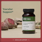GAIA HERBS PRO Fermented Beet & Maca - Healthy Energy & Circulation Support Supplement* - Kidney Health Supplement with Beet & Carrot Root - Vegan, Gluten-Free, Soy-Free - 60 Capsules (30 Servings)