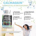 Clean Nutraceuticals GABA 750mg 5 HTP 200mg L Tryptophan 500mg L Theanine 200mg Ashwagandha SAM-e L-Glycine - Mood Support Vitamins for Women and Men with L-Tyrosine (90 Count (Pack of 3))