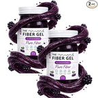 The Fiber Gel High Dietary Fiber Prebiotic Gel Formula — 100% Natural & Clean Label — Plant-Based Psyllium Husk & Inulin Complex — Keto Friendly, Vegan, No Added Sugar — Elderberry, 32 oz
