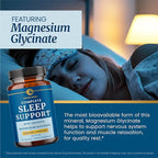 Complete Sleep Support | Myo Inositol + Magnesium Glycinate | Restful Sleep & Relaxation Support | 1100MG Complex | Melatonin-Free, Non-GMO | Inositol Supplement with Magnesium-Glycinate | 60 Ct