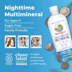 MaryRuth's Liquid Nighttime Multimineral | No Melatonin | Bedtime Routine | Magnesium Citrate | Calcium | Zinc | Vitamin D3| Available in 4 Flavor - Vegan | Sugar Free | Gluten Free | 32 Oz