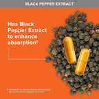 Qunol Turmeric Curcumin with Black Pepper, 2250mg Turmeric Extract with 95% Curcuminoids, Extra Strength Turmeric Supplement, Enhanced Absorption, Joint Support Supplement, 150 Vegetarian Capsules