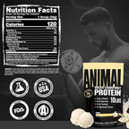 Animal Whey Isolate Protein Powder - Loaded for Pre & Post Workout Muscle Builder and Recovery with Digestive Enzymes for Men & Women - 25g Protein, Great Taste, Low Sugar - Vanilla 10 lbs
