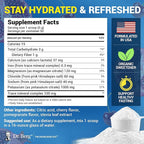 Dr. Berg Zero Sugar Hydration Keto Electrolyte Powder - Enhanced w/ 1000 mg of Potassium & Real Pink Himalayan Salt (NOT Table Salt) - Pomegranate and Cherry Hydration Drink Supplement - 50 Servings