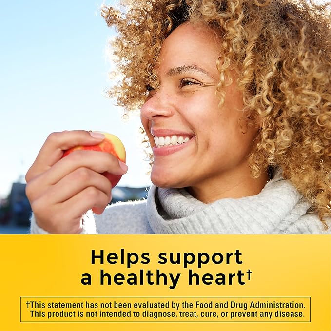 Nature Made CholestOff Plus, Dietary Supplement for Heart Health Support, 100 Softgels, 25 Day Supply