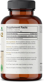 Futurebiotics Vitamin K2 as MK-7 100 mcg, Supports Strong Bones- Non-GMO, 300 Vegetarian Capsules