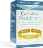 Essential Formulas Dr. Ohhira’s Probiotics Professional Formula with 5 Year Fermented Prebiotics, Live Active Probiotics and The only Product with Postbiotic Metabolites, 120 Capsules