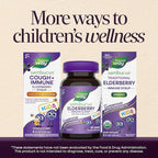 Nature's Way Sambucus Kids Elderberry Immune Gummies with Black Elderberry Extract, Daily Immune Support Gummy with Vitamin C and Zinc for Children Ages 2+*, 60 Gummies (Pack of 12)