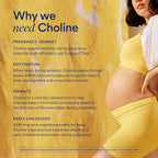 Ritual Natal Choline Supplement - 550mg - to Support Baby’s Cognitive Function When Taken During Pregnancy and Postpartum Choline Content in Breastmilk* - Vegan - Citrus - 30 Capsules - 30 Servings