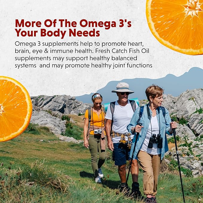 Barlean's Omega 3 Fish Oil Supplements, Supplement Softgels for Men and Women, 1300 mg Ultra EPA and DHA Fatty Acids, Orange Flavored, 60 Count