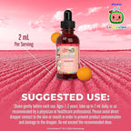 MARYRUTH'S Organics CoComelon Toddler Kids Multivitamin with Iron | Immune Support | Toddler Vitamins | USDA Organic | Sugar Free | Multivitamin Liquid Drops for Kids Ages 1-3 | Vegan | 1 Fl Oz