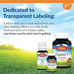 Carlson - Lutein & Greens, 20 mg, Vision Support & Eye Function, Antioxidant, 60 Vegetarian Capsules