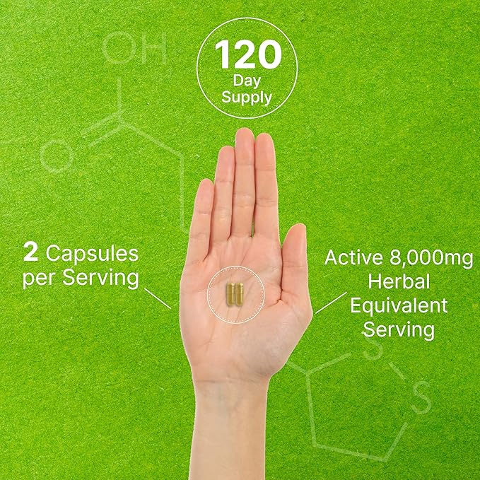 Organic 10-in-1 Mushroom Supplement, 240 Capsules – Lions Mane, Turkey Tail, Reishi, Cordyceps & More Mushroom Complex – Immune, Energy & Nootropic Brain Support – Non-GMO