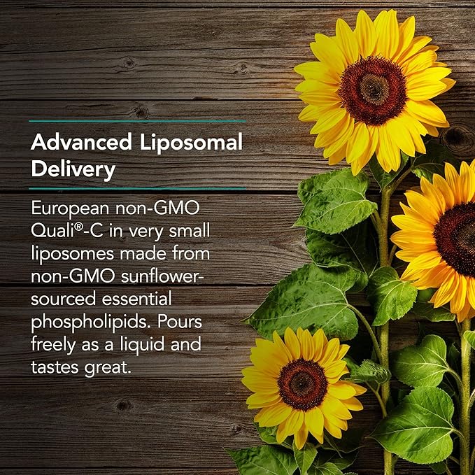 Allergy Research Group Nutricology Micro Liposomal C 1000mg Supplement - Liquid Vitamin C, Sunflower Phospholipids, Sodium Ascorbate, Organic, Bioavailable - 4 Fl Oz