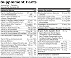 NATURELO Teen Multivitamin - Whole Food Multivitamin for Teenage Boys - Minerals Supplement for Active Kids - with Plant Extracts - Non-GMO - Vegan & Vegetarian - 60 Capsules
