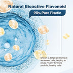 1Pack Liposomal Fisetin 200mg Liquid Gummies + 2Pack Moringa Gummies 1000mg, Sugar Free