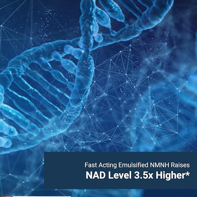 Naturalis Liposomal NMNH 300mg (NMN Alternative) | Boost NAD+ Levels & Support Healthy Aging* | Bioenhanced with Vitamin E for Advanced Absorption, Stability & Antioxidant Protection* | 60 Softgels