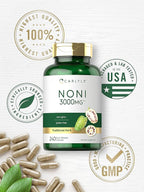 Carlyle Noni Fruit Capsules | 240 Count | Non-GMO, Gluten Free | Traditional Herb Supplement