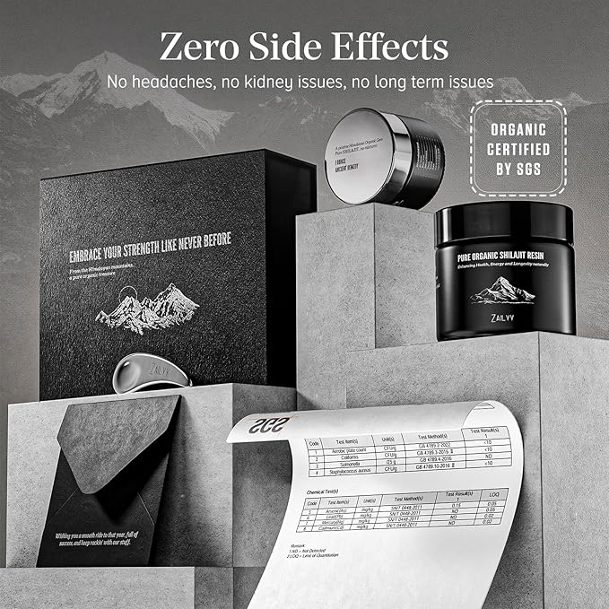Pure Himalayan Shilajit Resin Supplement 80g | Organic Shilajit for Men & Women | Natural Energy Booster with Organic Fulvic Acid & 85+ Trace Minerals | Lab-Tested