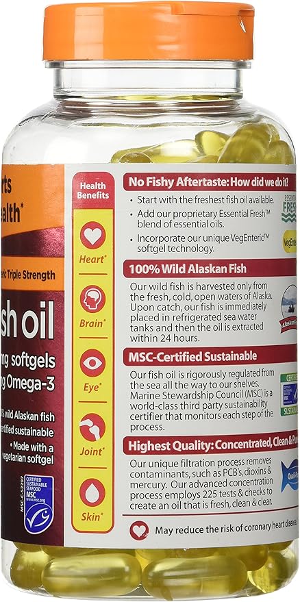 Members Mark Triple Strength Fish Oil 1400mg - 150 Ct