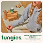 Fungies Multi Mushroom Gummies for Men & Women - Mushroom Supplement Includes Lion’s Mane, Cordyceps, Reishi, Chaga, Shiitake, Maitake & Turkey Tail - Gelatin-Free, Gluten-Free & Vegan Gummy Vitamins