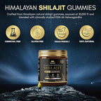 SAHAK Shilajit Gummies, Himalayan Strength & Energy Support for Men & Women with KSM-66 Ashwagandha, Manuka Honey MGO & 85+ Minerals – Lab Tested, Sugar-Free, Vitality & Focus Formula, 60ct
