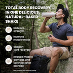 SaltWrap Protein Clinic - Total Body Recovery Shake with Collagen Peptides, HMB, Tart Cherry Extract, Pea Protein Powder Isolate, Prebiotic Fiber for Joints Natural Muscle Builder & Recovery - Vanilla