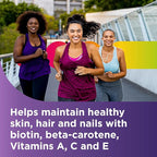 Centrum Multivitamin Tablet for Women, Multivitamin/Multimineral Supplement with Iron, Vitamin D3, B Vitamins and Antioxidant Vitamins C and E, Gluten Free, Non-GMO Ingredients - 200 Count