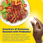 Enzymedica Digest Gold + Probiotics, 2-in-1 Digestive Enzymes & Probiotic Support, Promotes Gut Health with 1 Billion Active Cultures, 180 Capsules