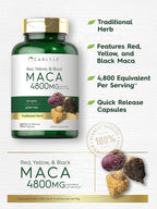 Carlyle Maca Root Capsules for Women & Men | 180 Count | High Potency Extract | Non-GMO & Gluten Free Supplement