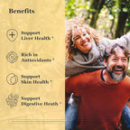 Milk Thistle Supplement – Standardized to 80% Silymarin – Pure, Vegan, Non-GMO, Kosher – 90 Vegan Capsules