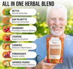 Pumpkin Seed Oil with Saw Palmetto, Turmeric, Nettle & More | 3000mg Per Serving, 300 Softgels | Cold Pressed, Extra Virgin | Prostate Health Supplements for Men | Non-GMO