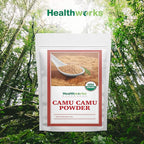 Healthworks Superfoods Camu Camu Powder Organic - 8 Oz - All-Natural & Certified Organic - Antioxidants, Vitamin C & Potassium - Peruvian Origin - Juices, Teas & Smoothies