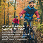 Bronson Liver Detox Advanced Detox & Cleansing Formula Supports Health Liver Function with Milk Thistle, Dandelion Extract, Turmeric, Artichoke Leaf & More, Non-GMO, 180 Vegetarian Capsules