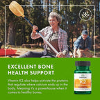 Swanson Natural Vitamin K2 (Menaquinone-7 from Natto) 50 mcg 30 Sgels (2 Pack)