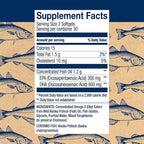 Wiley's Finest Wild Alaskan Fish Oil Peak DHA - 900mg EPA and DHA Omega-3s - 60 Softgels (30 Servings)