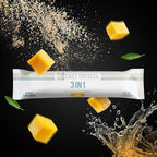 DAILY TRIFECTA 3-in-1 Collagen, Creatine & Electrolyte Stick Packs | Type I Collagen, Creatine Monohydrate, Zero Sugar | 30 Natural Single-Serve Packets | Strength, Hydration & Recovery (Mango)