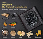 Shilajit Gummies with Ashwagandha, Turmeric - Organic, Zero Sugar & Vegan-Friendly Himalayan Shilajit for Men & Women - Energy, Calm, Cortisol, Sleep, Immune Support & Overall Health