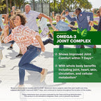 Osteo Bi-Flex Advanced Omega-3 Joint Complex Algae Oil Plant-Based Supplement, Improve Joint Function, Strength, Flexibility, Mobility 80 Softgels