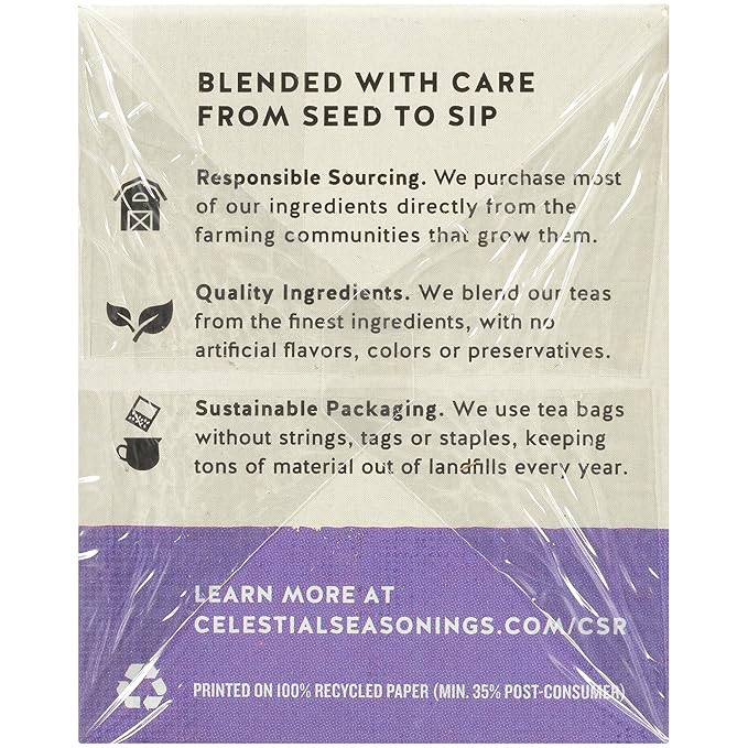 Celestial Seasonings Sleepytime Tea - Wellness Sinus Soother, Caffeine Free - 20 Tea Bags Box (Pack of 2)