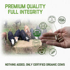 Grassfat Farm - USDA Certified Organic 100% Grassfed Beef Organ Supplements - Whole Cow with Nothing Added - Beef Liver, Kidney, Lungs, Heart, Bone & Muscle - NO Uterus or Fallopian - 30-Day Supply