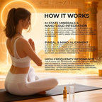 X12 Ormus Monoatomic Gold - Liquid Trace Mineral Blend with 24K Gold – Made by Real Alchemists - Dead Sea & Himalayan Salt - 4 fl oz